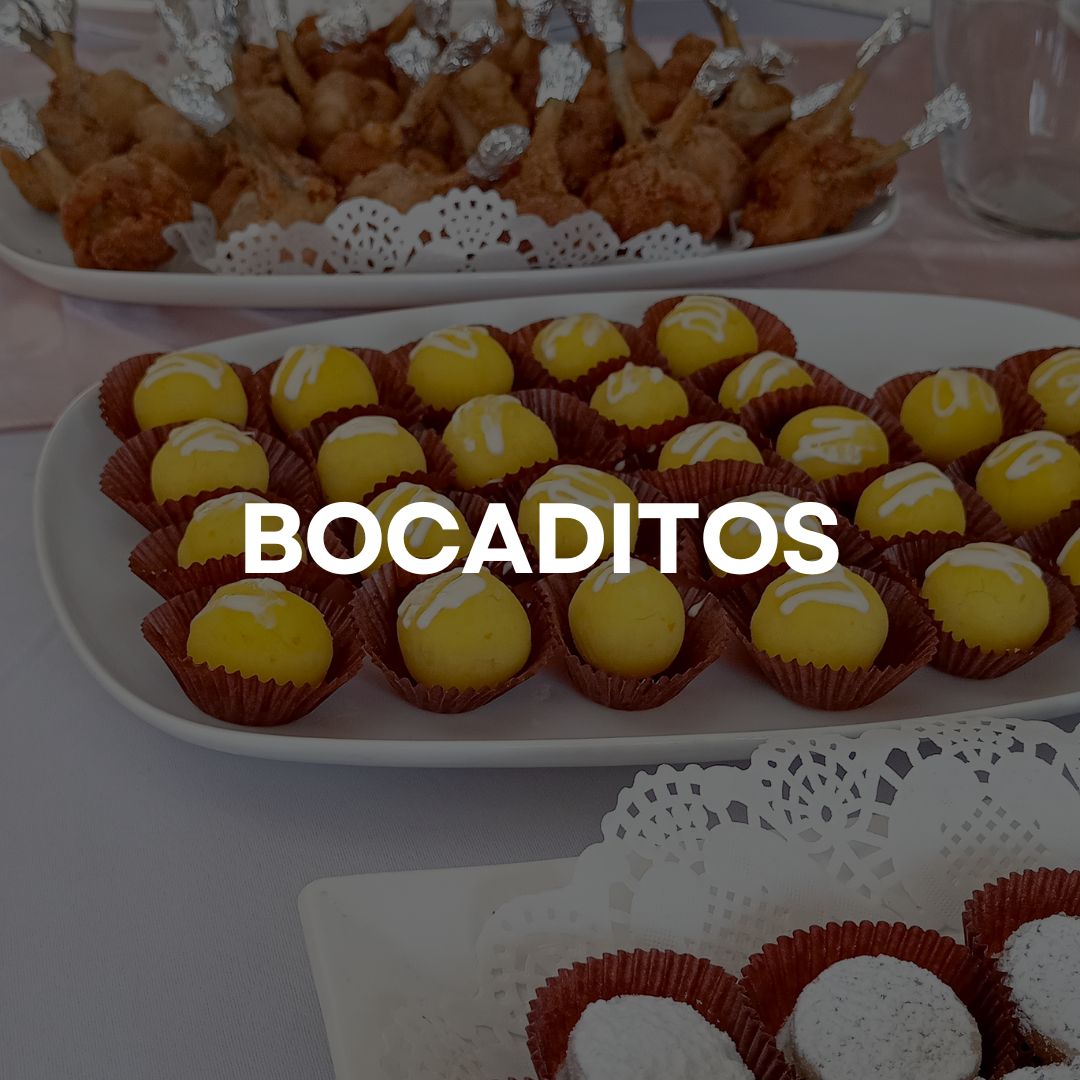 Bocaditos Dulces · Salados · Mixtos · Internacionales