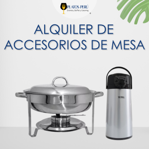 Alquiler de Accesorios de Mesa