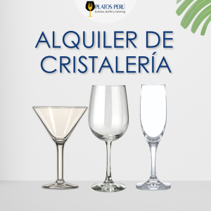 Alquiler de Cristalería